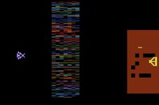 une photo d'Ã©cran de Yar s Revenge sur Atari 2600